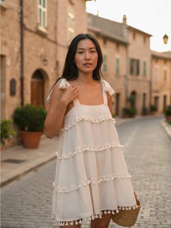 Peach Love California Dresses & Skirts - Peach Love Anya Flowy Gauze SunDress